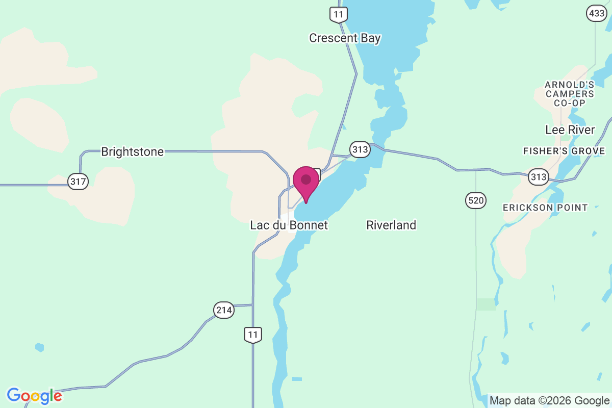 Carte de Lac du Bonnet