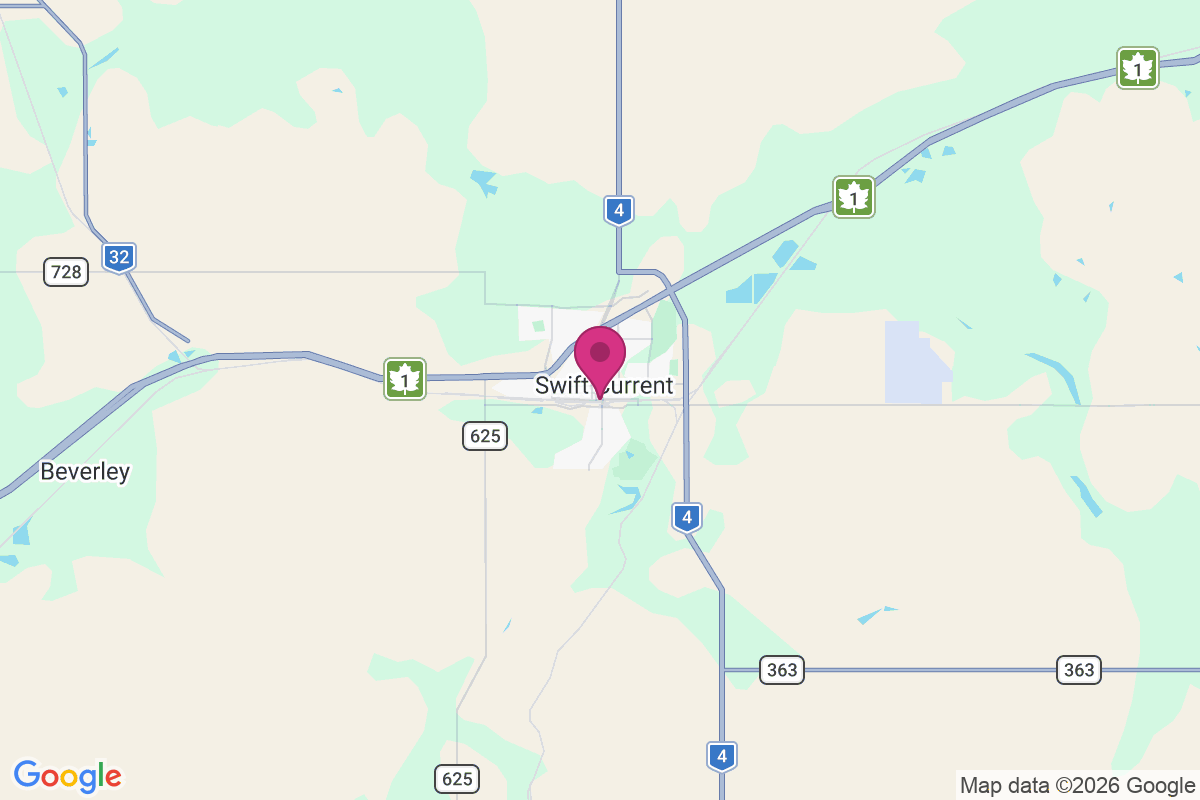 Carte de Rush Lake