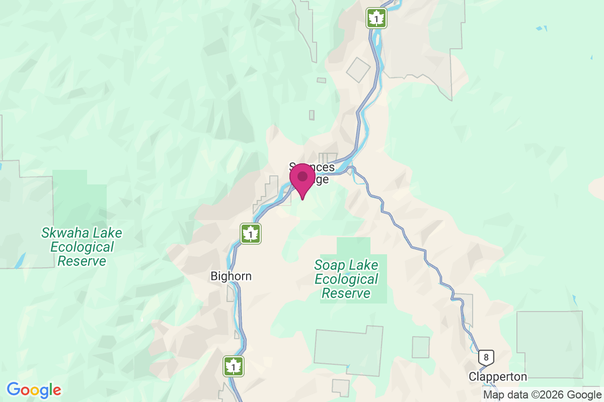 Carte de Spences Bridge