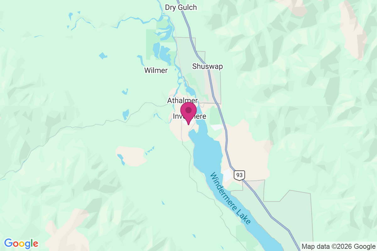 Carte de Invermere