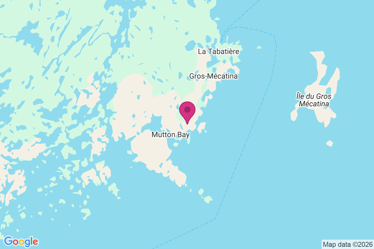 Carte de Mutton Bay
