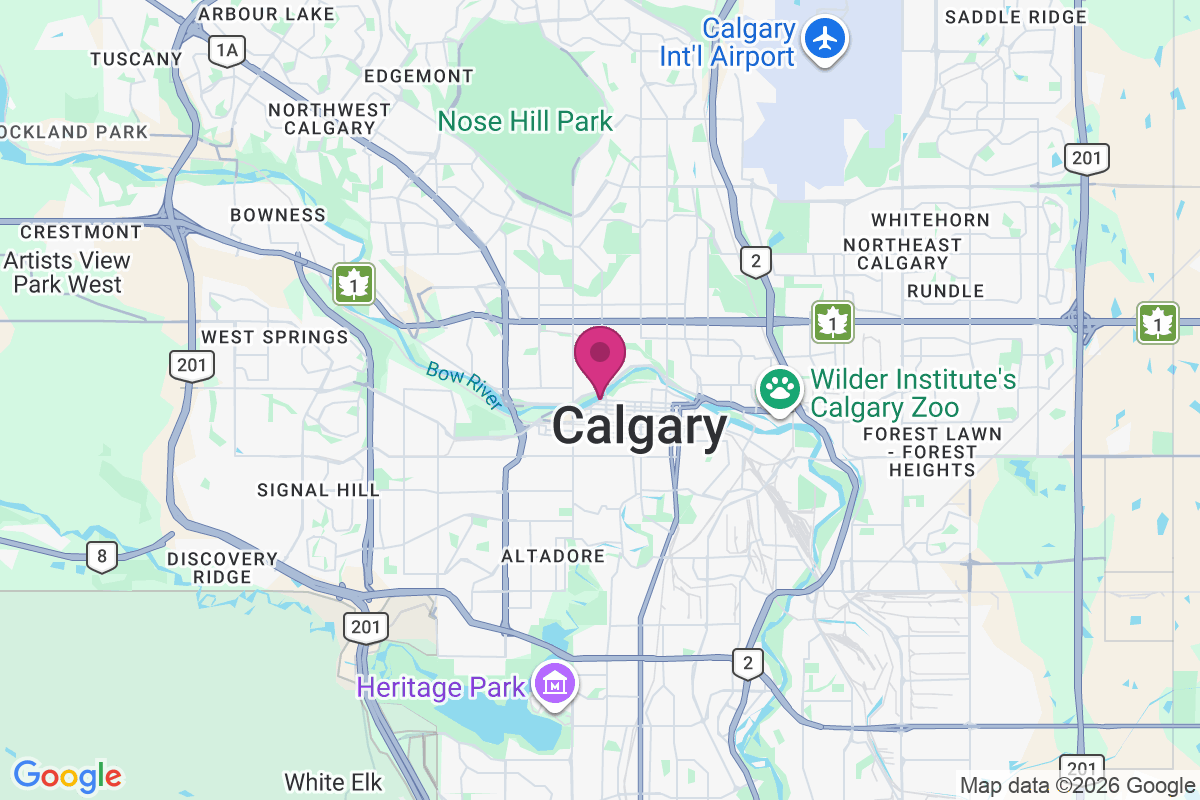 Carte de Calgary