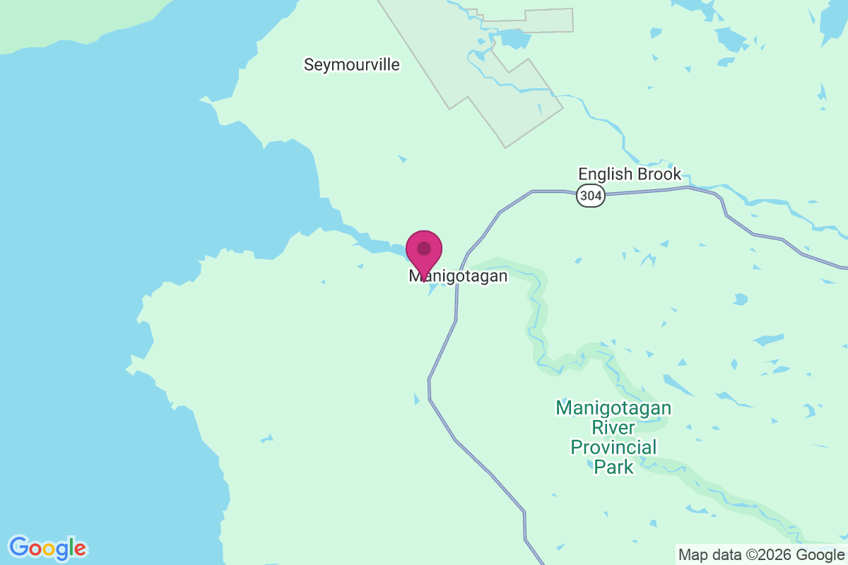 Carte de Manigotagan