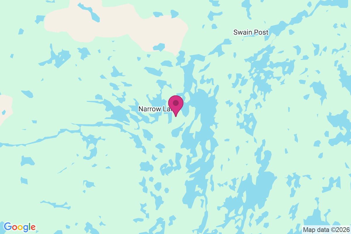 Carte de Narrow Lake
