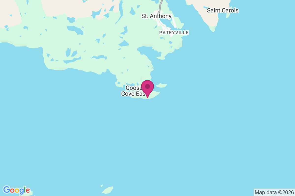 Carte de Goose Cove