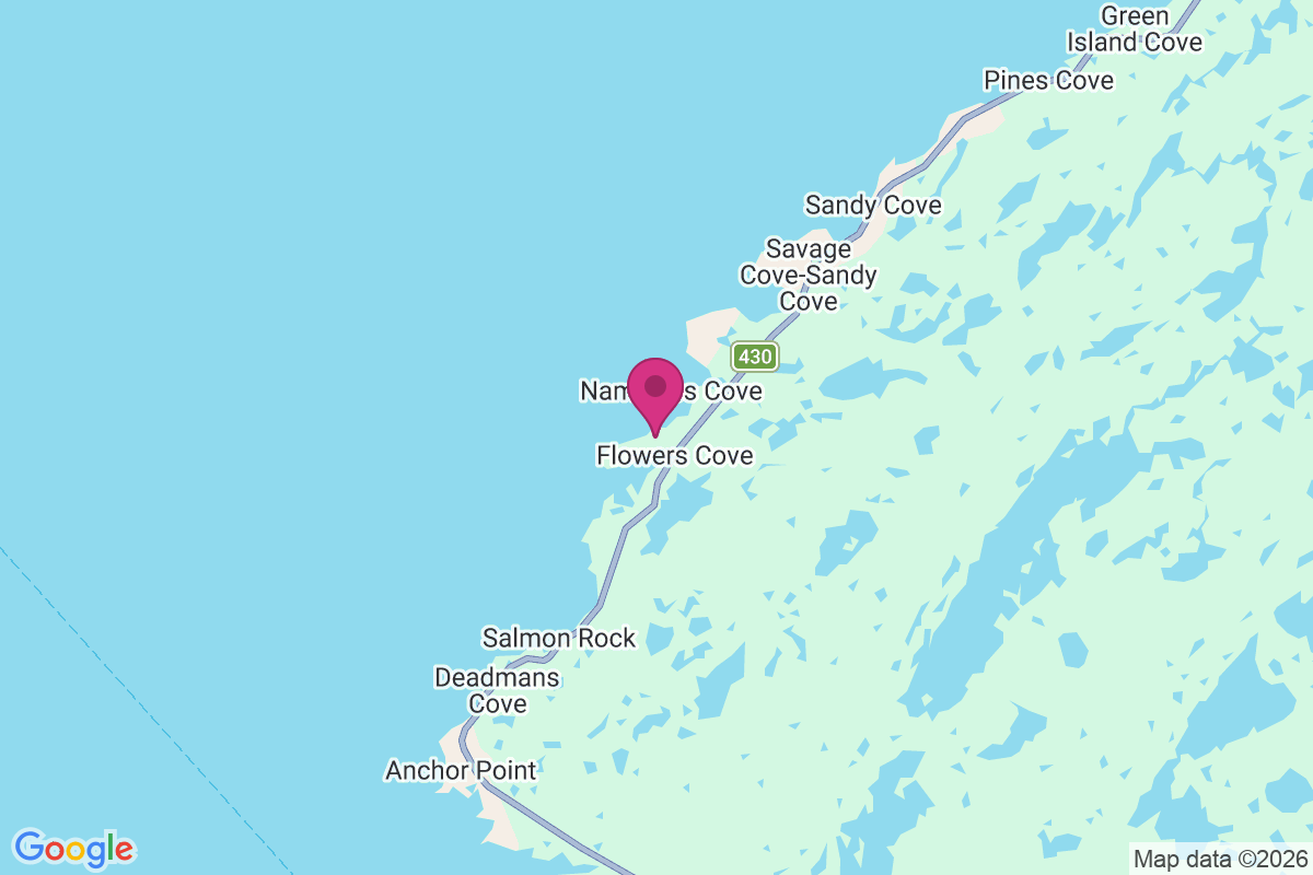 Carte de Sandy Cove