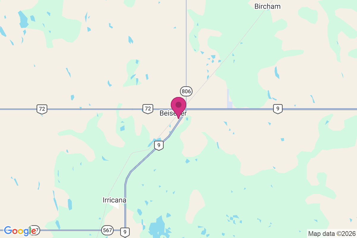 Carte de Beiseker