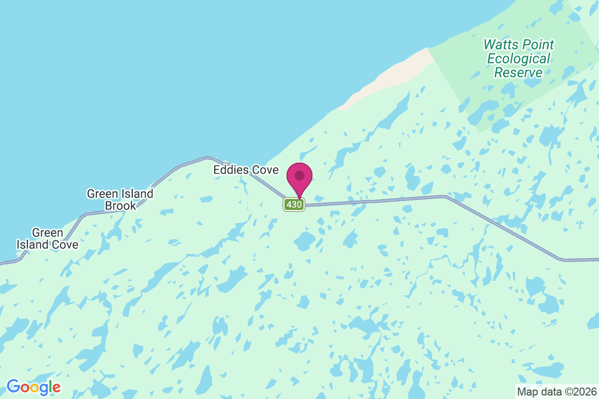 Carte de Eddies Cove