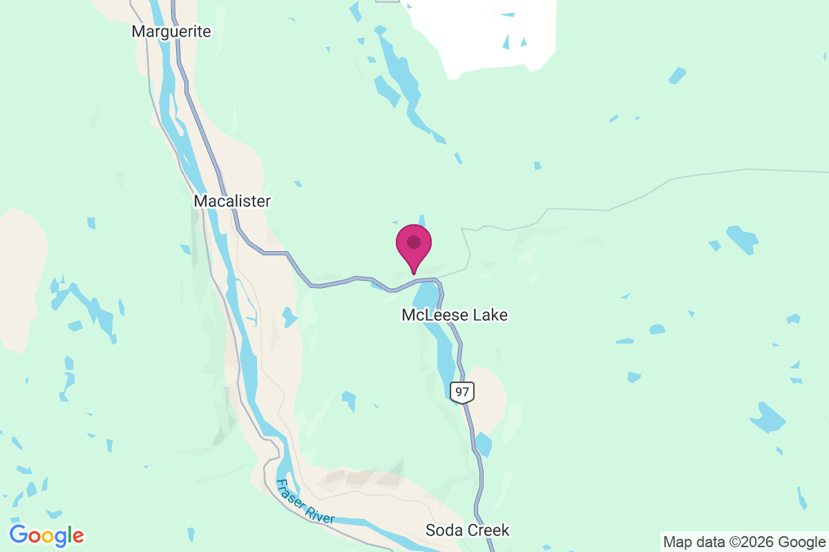 Carte de Mcleese Lake