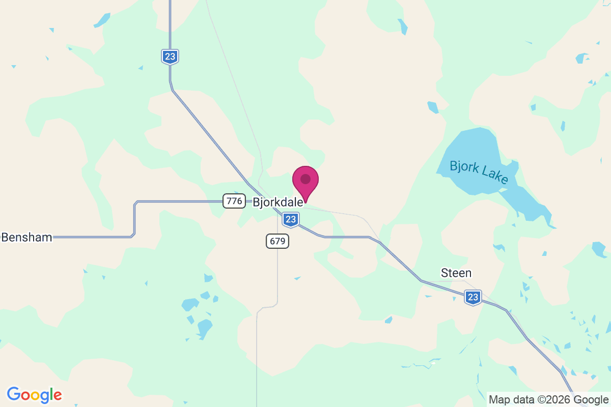 Carte de Bjorkdale