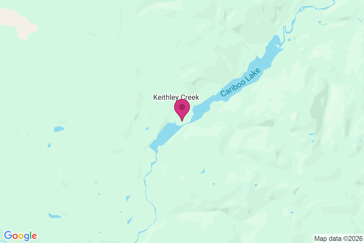 Carte de Keithley Creek