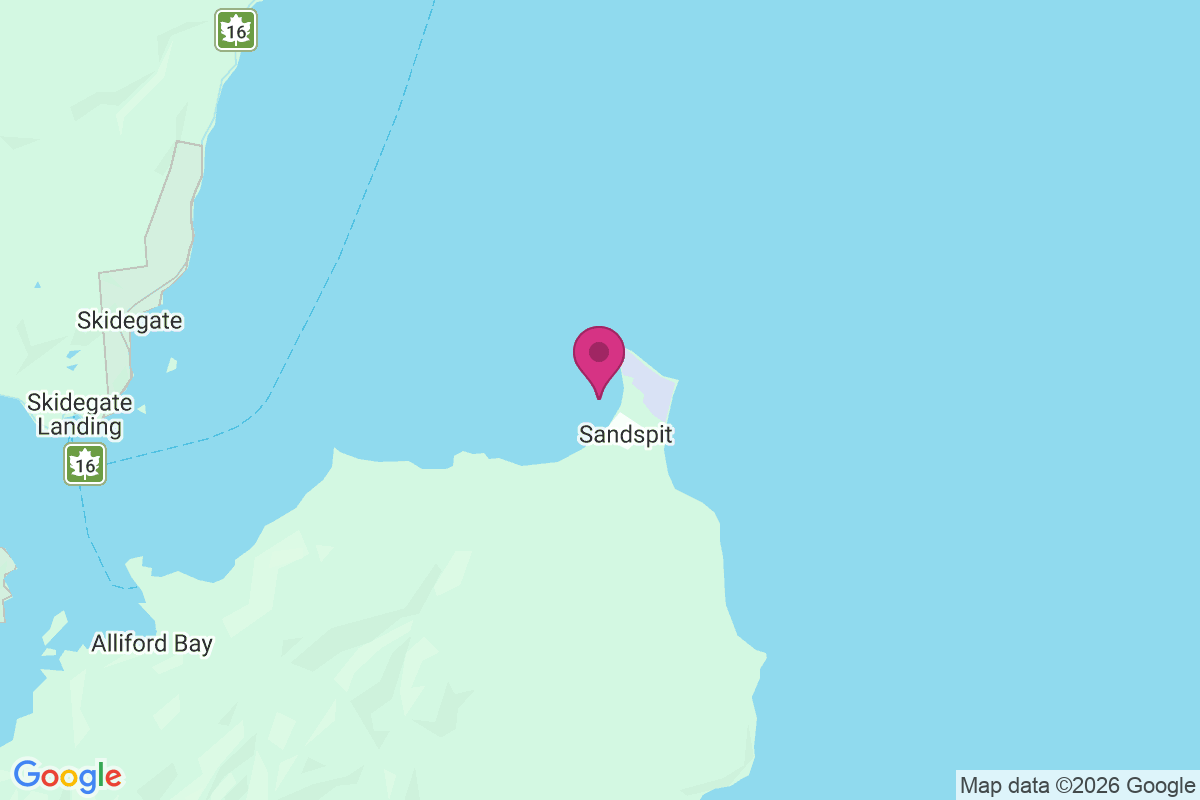 Carte de Sandspit
