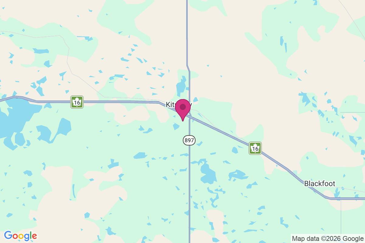 Carte de Kitscoty
