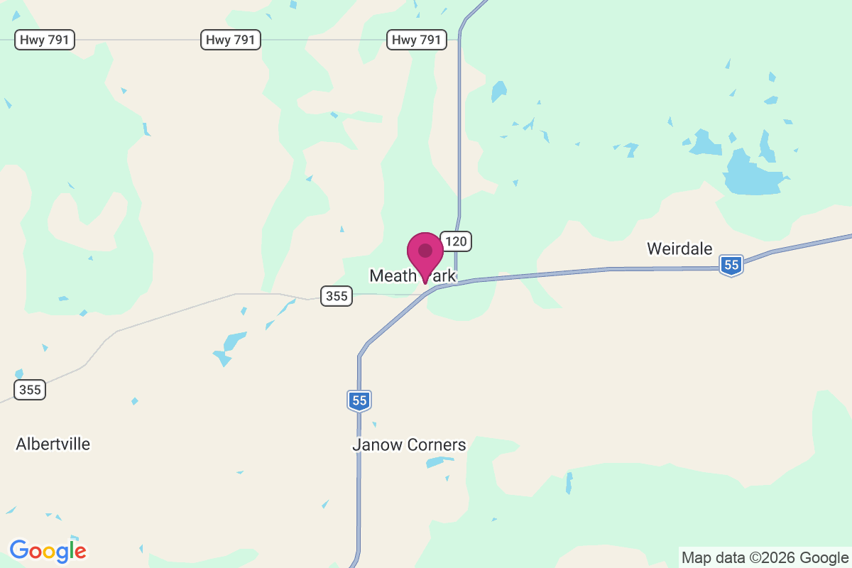 Carte de Candle Lake