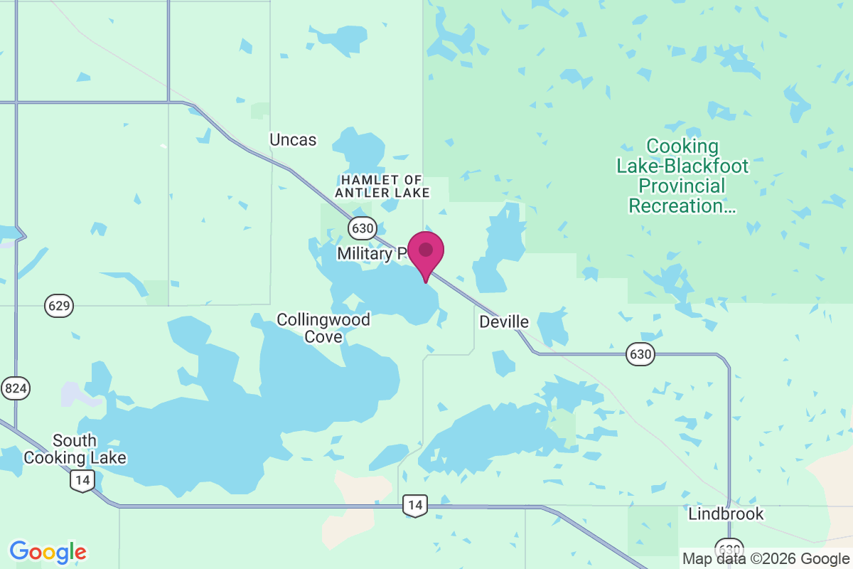 Carte de North Cooking Lake