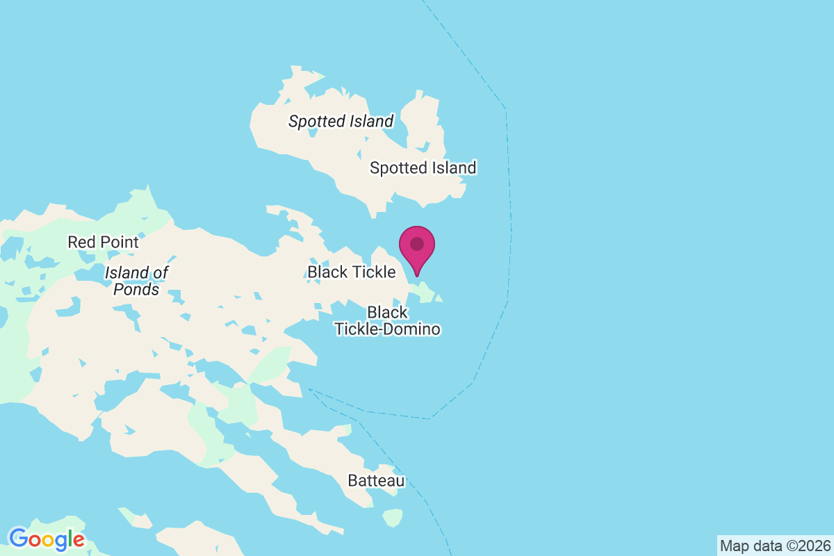 Carte de Black Tickle