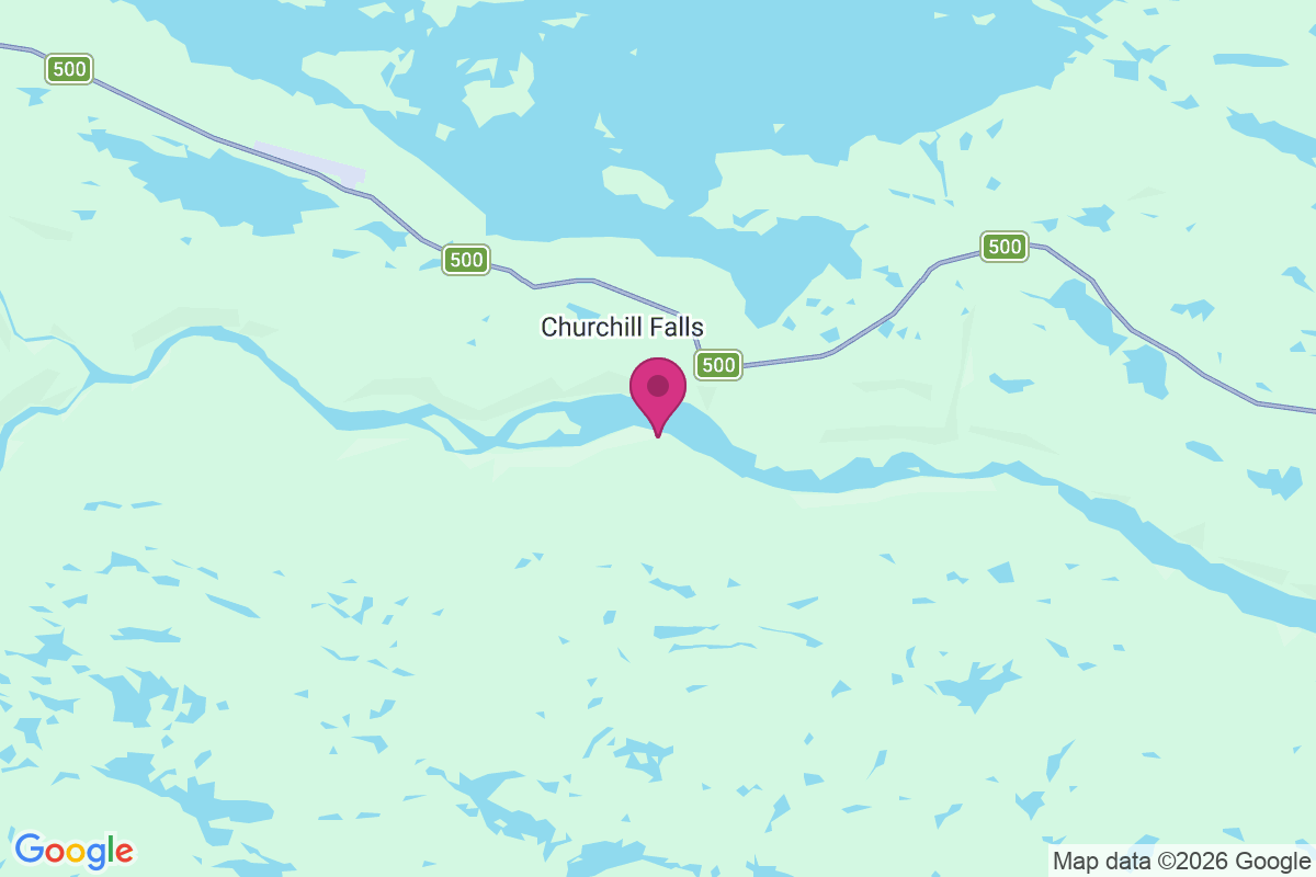 Carte de Churchill Falls