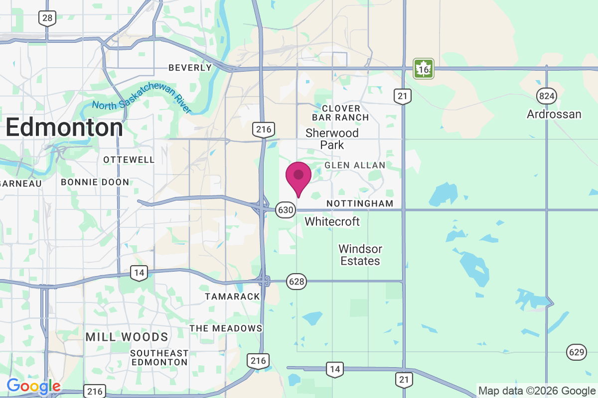 Carte de Sherwood Park