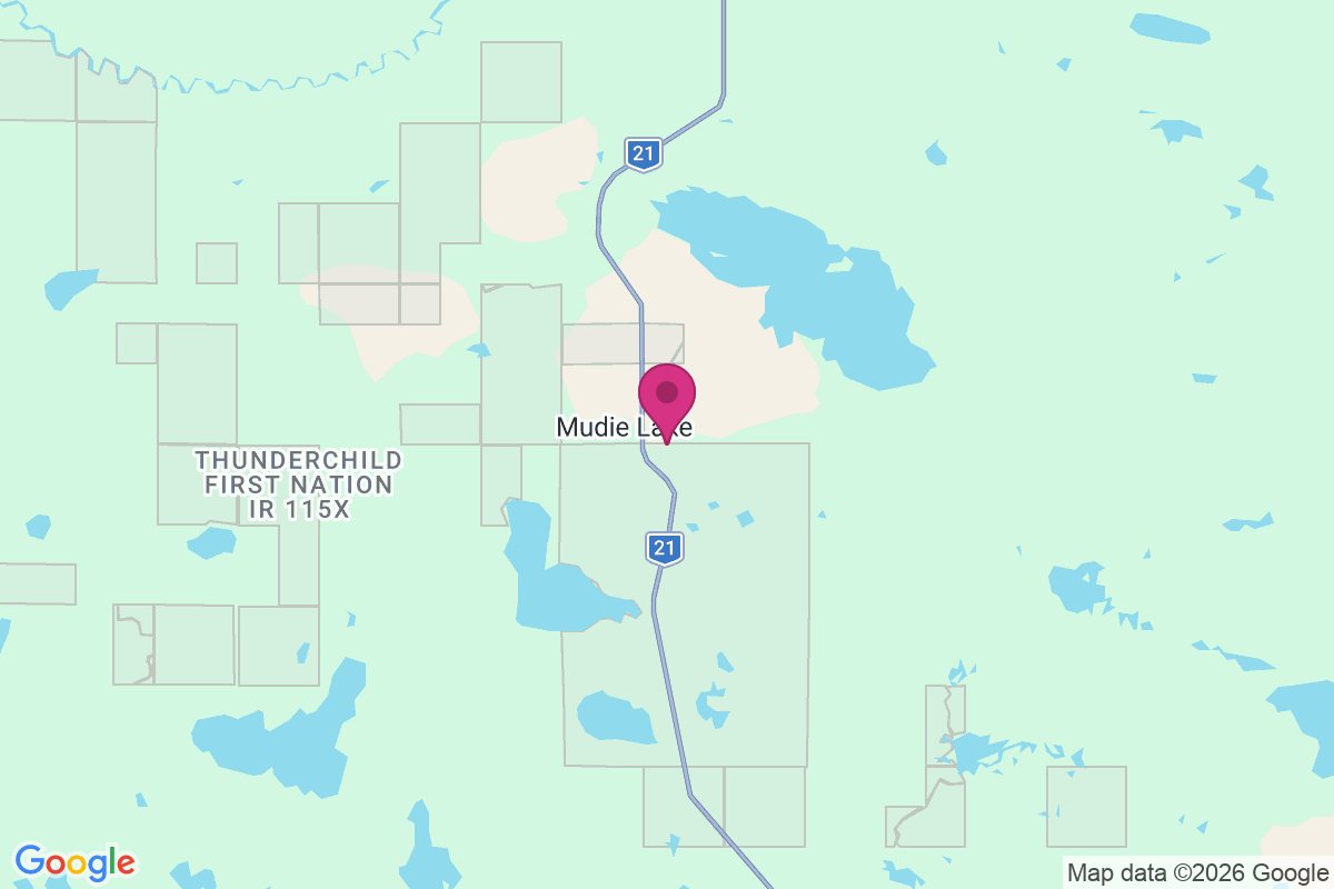Carte de Mudie Lake
