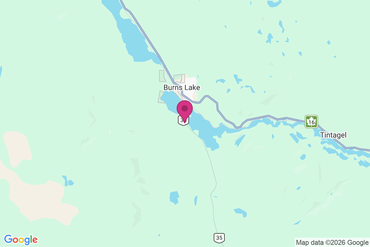 Carte de Burns Lake