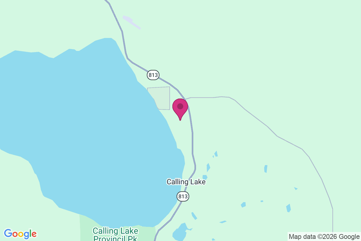Carte de Calling Lake