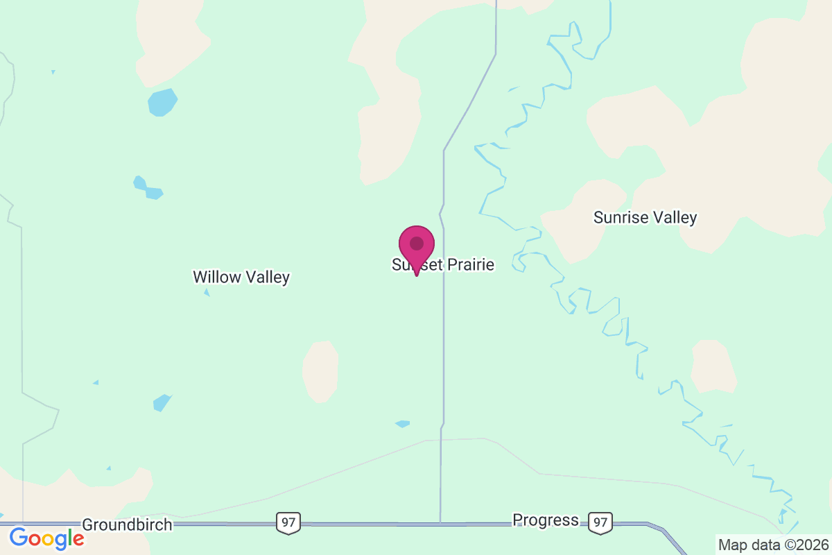 Carte de Sunset Prairie
