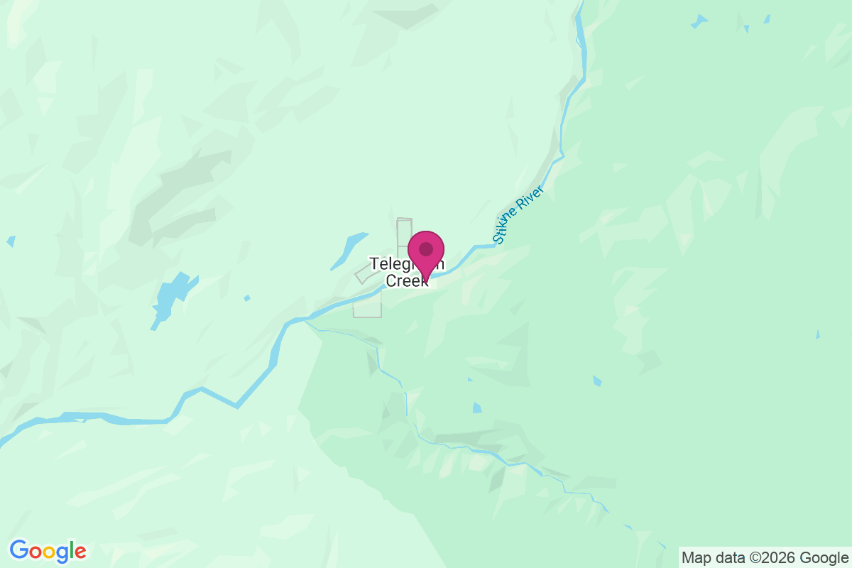 Carte de Telegraph Creek