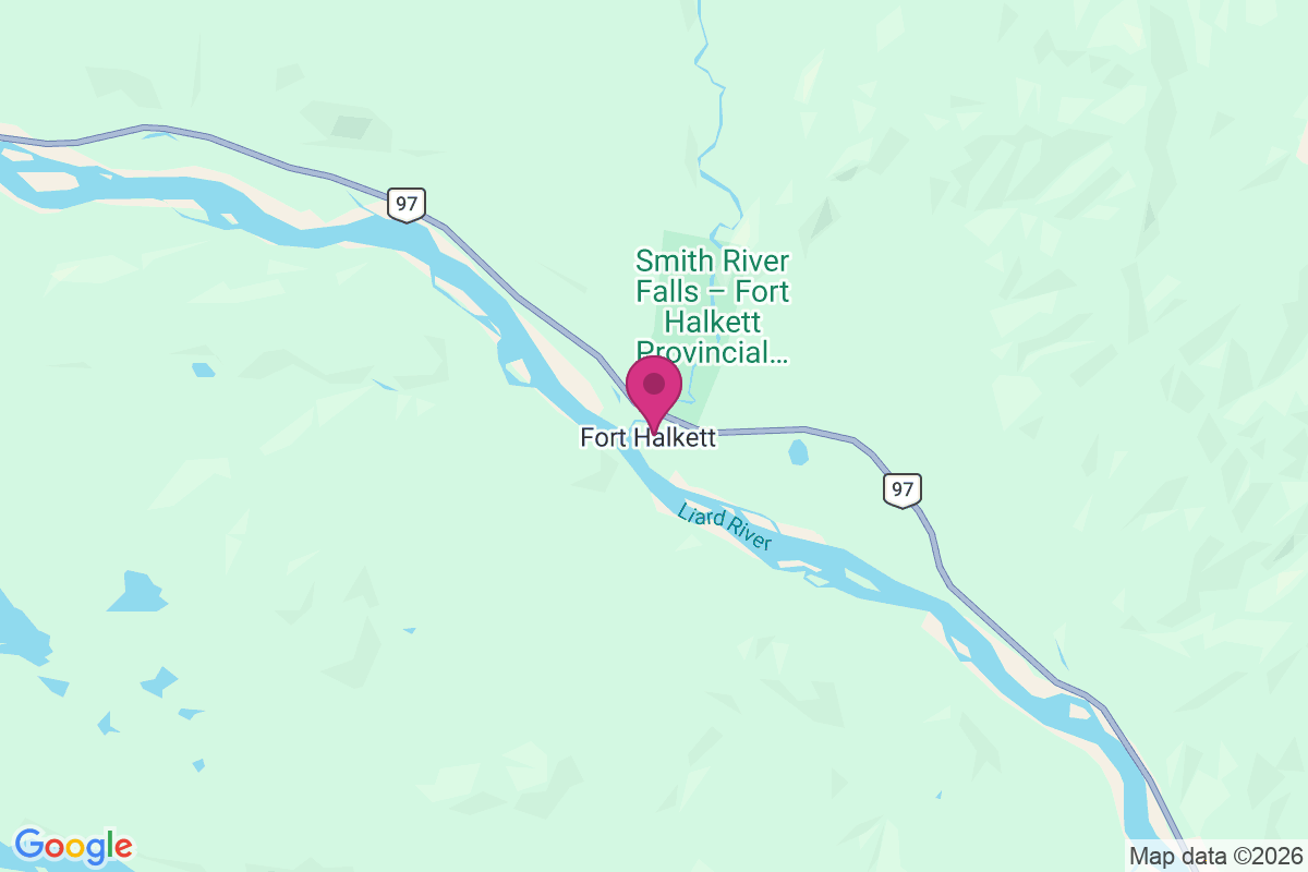 Carte de Fort Halkett