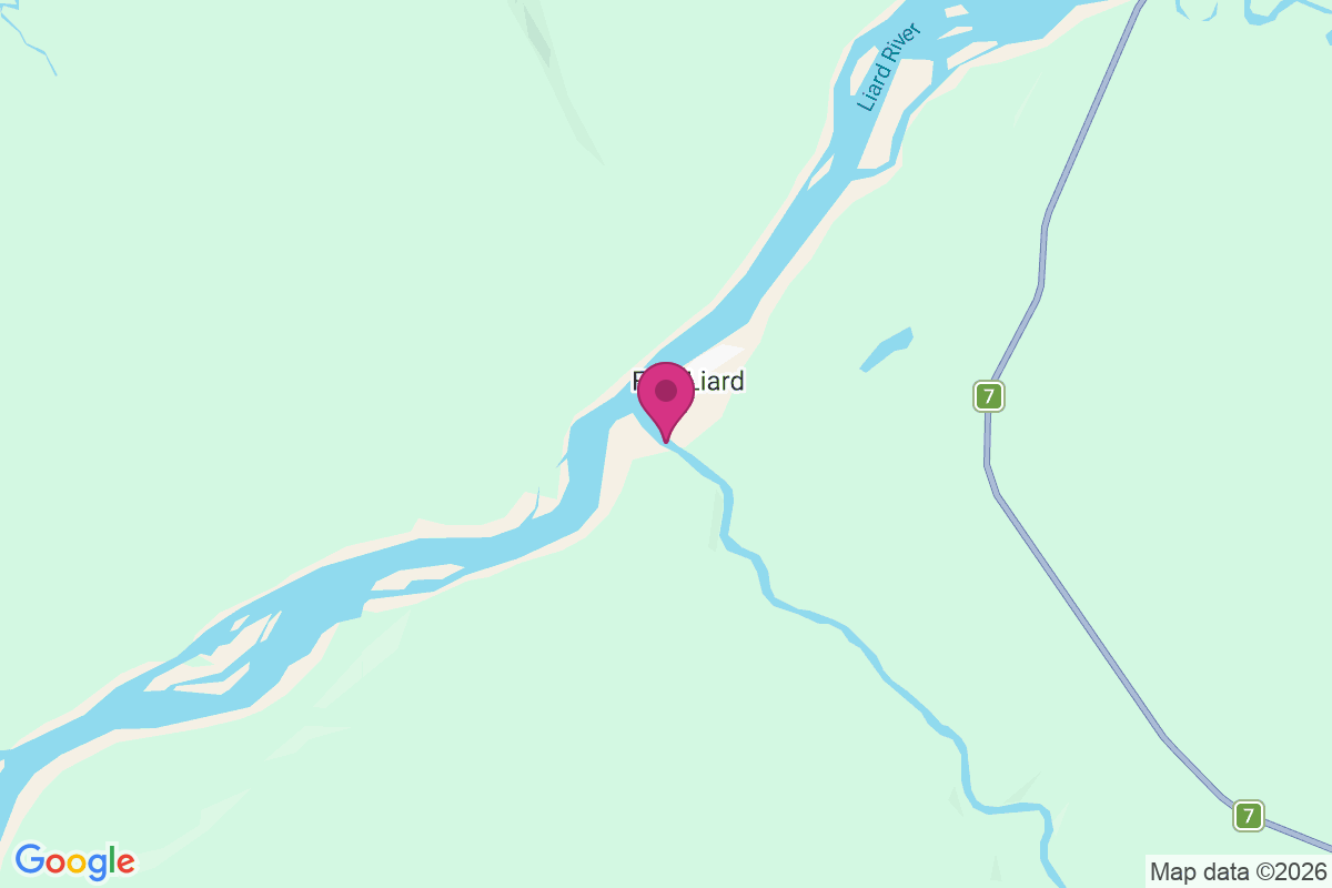 Carte de Fort Liard