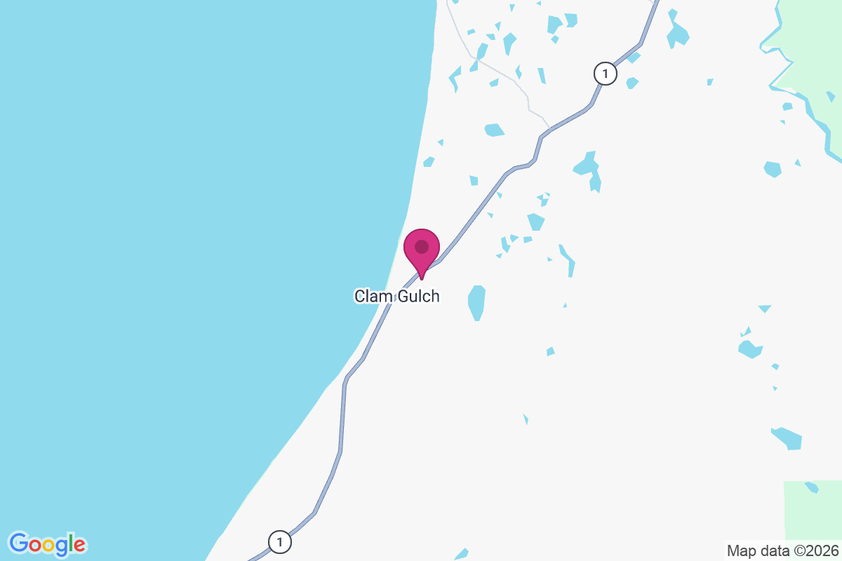 Carte de Clam Gulch