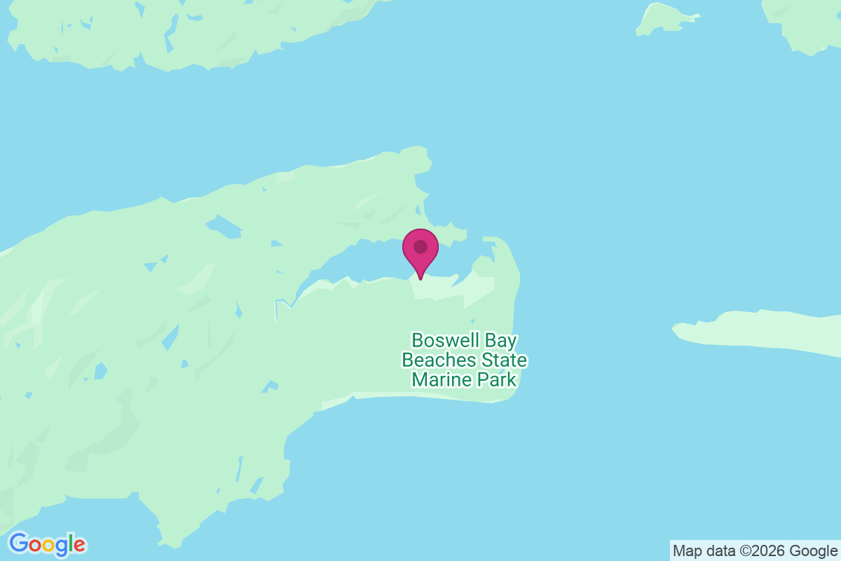Carte de Boswell Bay