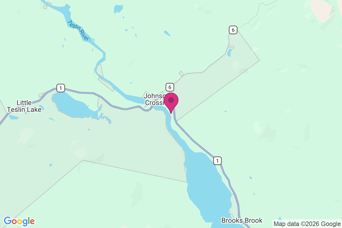 Carte de Johnsons Crossing