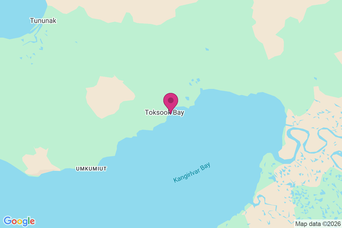 Carte de Toksook Bay