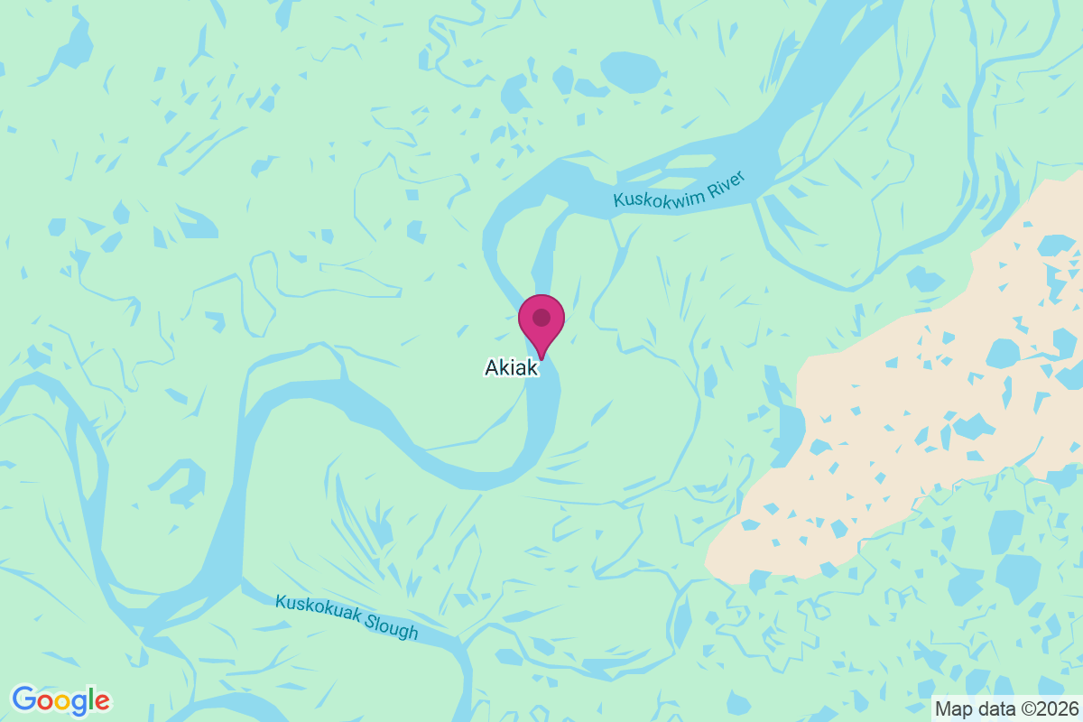 Carte de Akiak