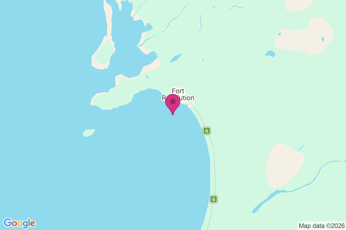 Carte de Fort Resolution