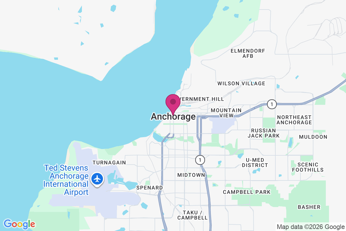 Carte de Anchorage