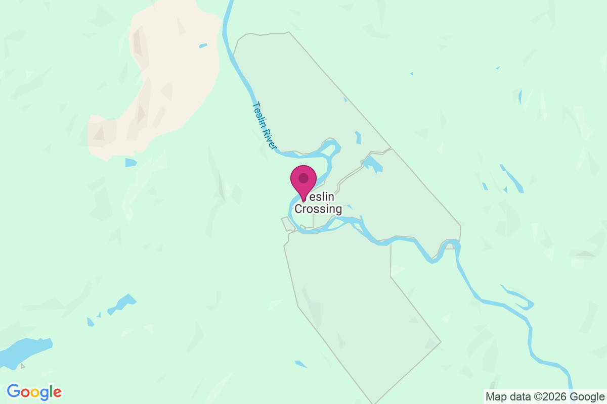Carte de Teslin Crossing