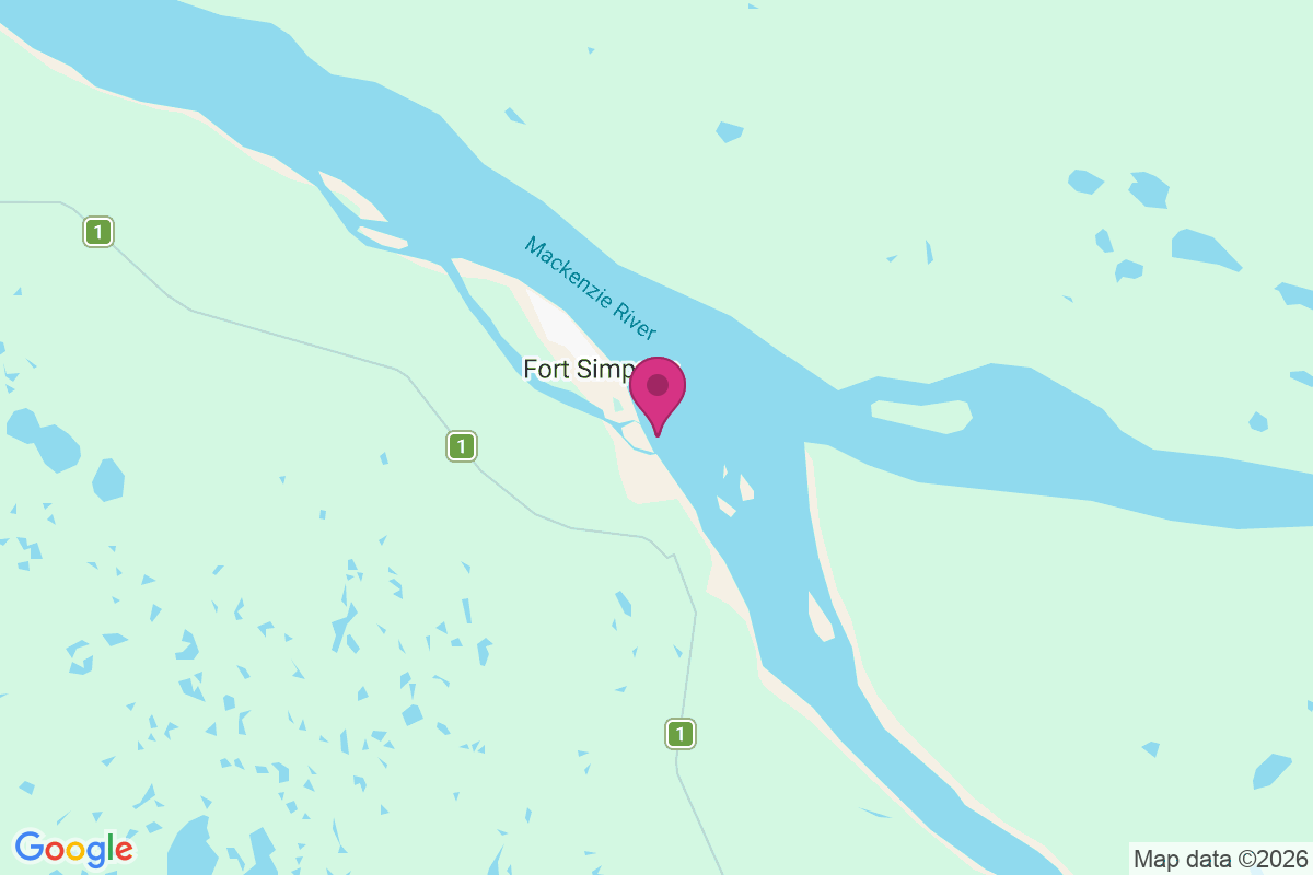 Carte de Fort Simpson