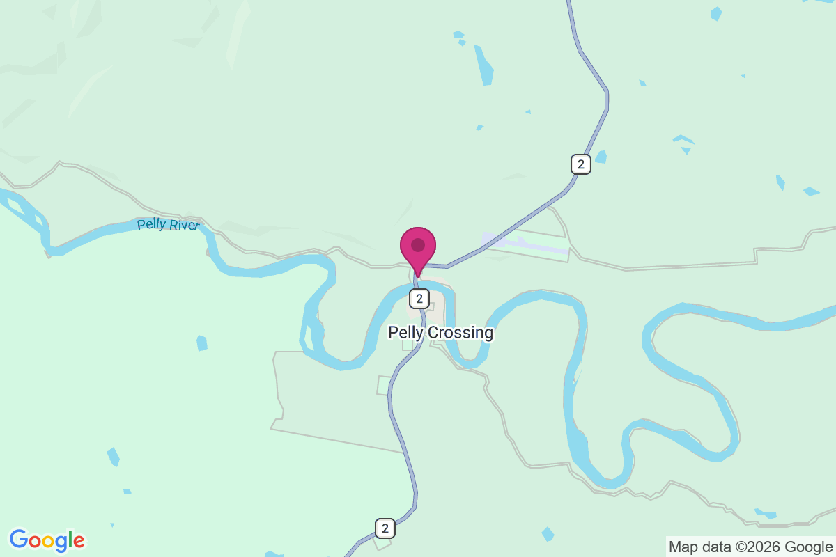 Carte de Pelly Crossing