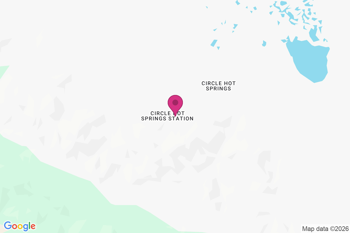 Carte de Circle Hot Springs Station