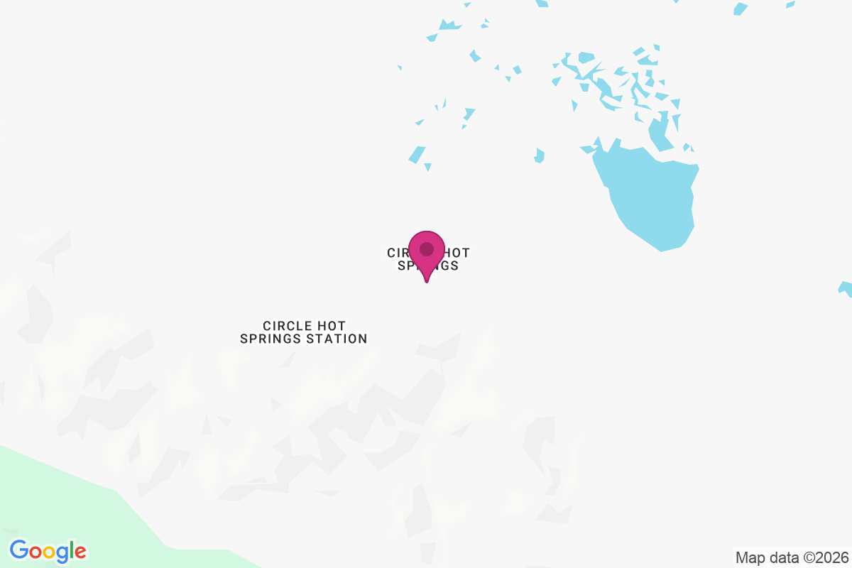 Carte de Circle Hot Springs