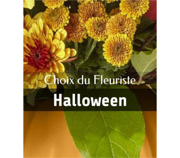 Choix du fleuriste - Bouquet d'Halloween