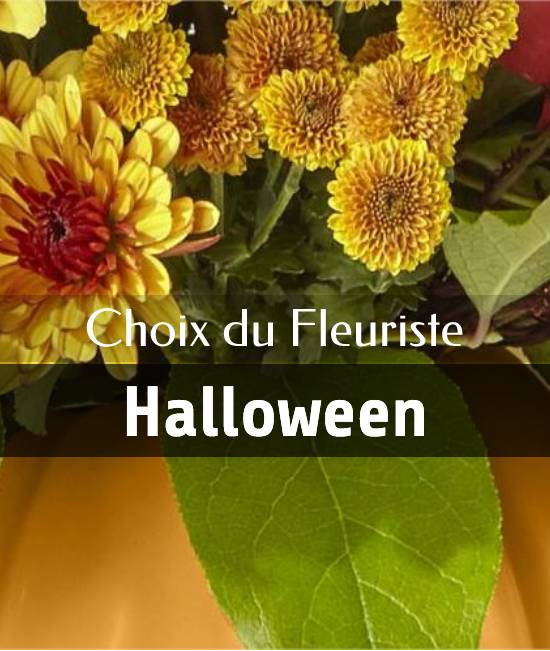 Choix du fleuriste - Bouquet d'Halloween