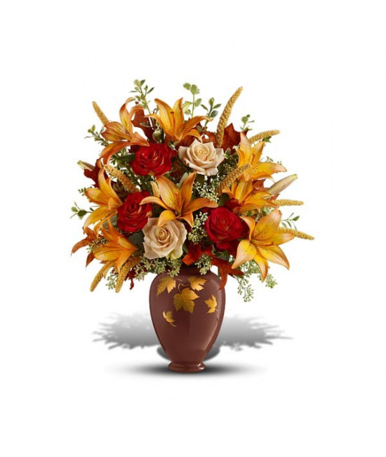 Tornade D'automne Sous Le Bouquet De Feuilles | Photo Premium